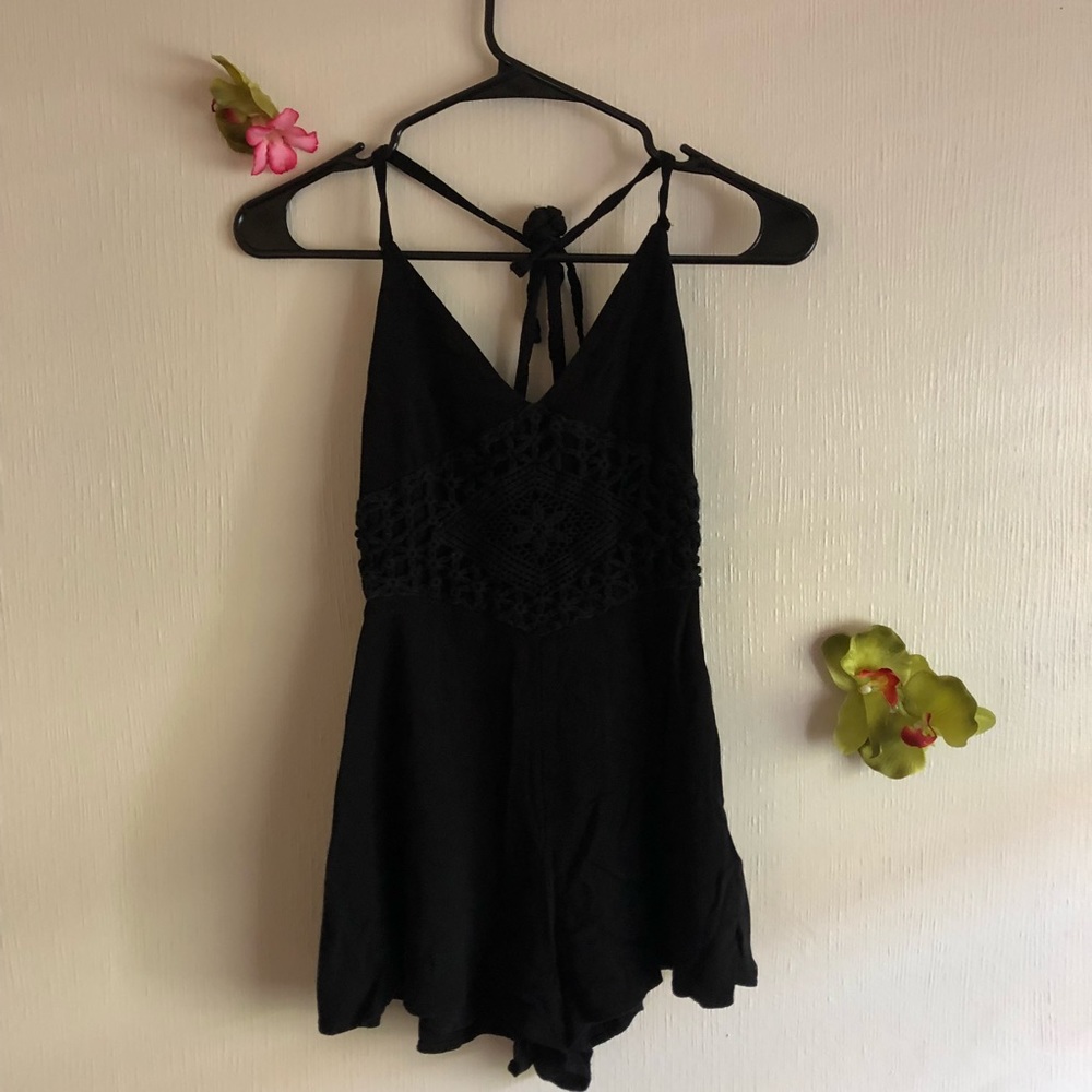 SMALL Black Romper